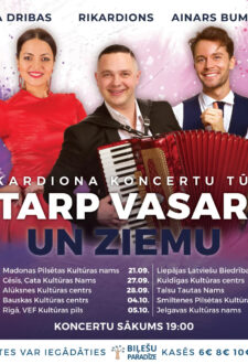 Rikardiona koncertu tūre 2019 “Starp vasaru un ziemu” – Talsi