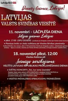 Svinīgs sarīkojums veltīts Latvijas Republikas proklamēšanas dienai Viesītē