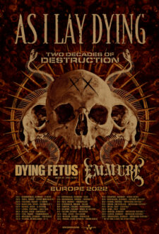 As I Lay Dying (Asv) + support