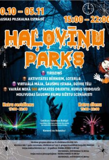 Helovīnu šausmu parks Bauskas pilskalnā