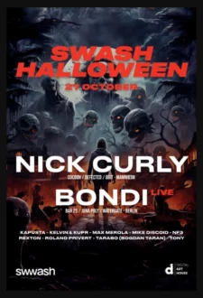 SWASH HALLOWEEN: Nick Curly x BONDI (live)