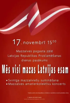 Pasākums “Mēs visi mazas Latvijas esam”