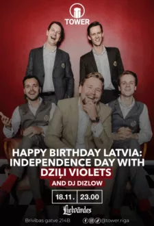 Daudz Laimes Dzimšanas Dienā, Latvija! 18. novembris ar grupu Dziļi Violets