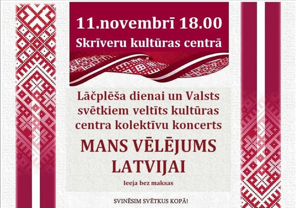 Koncerts “Mans vēlējums Latvijai”