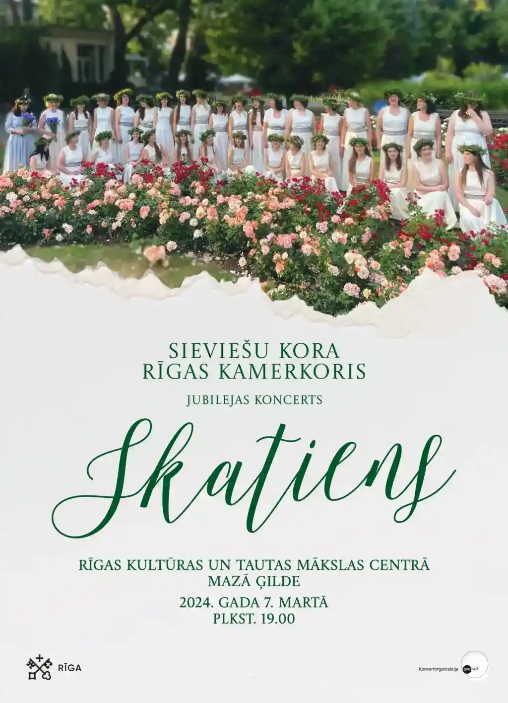 Sieviešu kora “Rīgas kamerkoris” 35 gadu jubilejas koncerts “Skatiens”