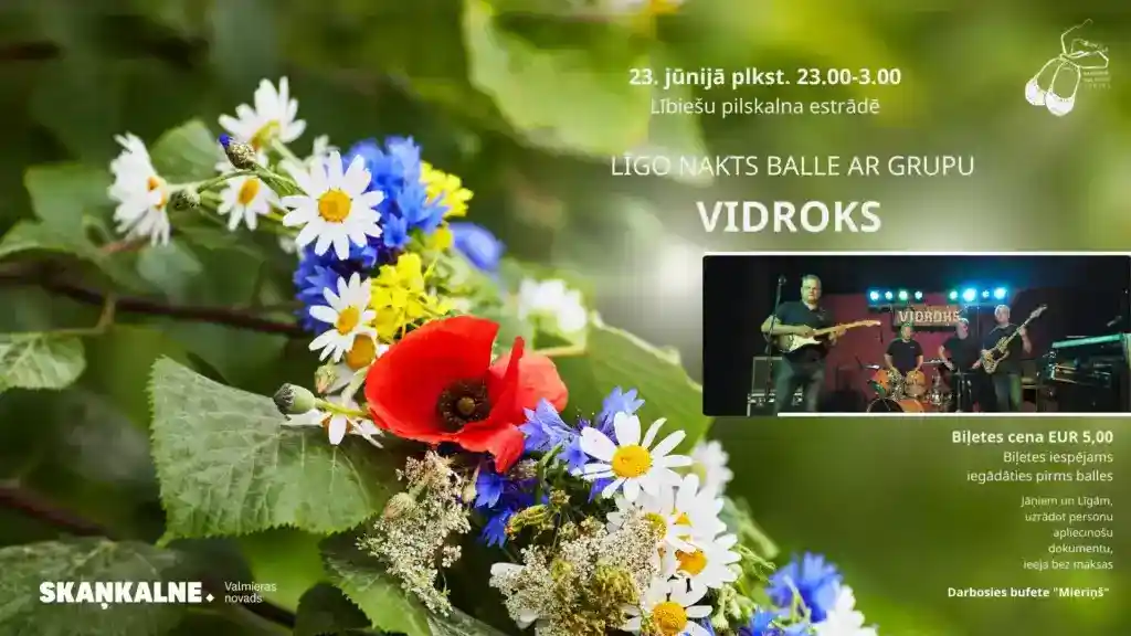 Līgo nakts balle ar grupu “Vidroks”