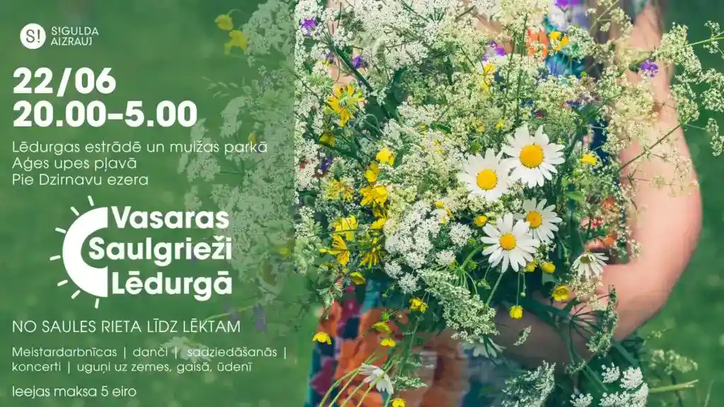 Vasaras Saulgrieži Lēdurgā – No saules rieta līdz lēktam