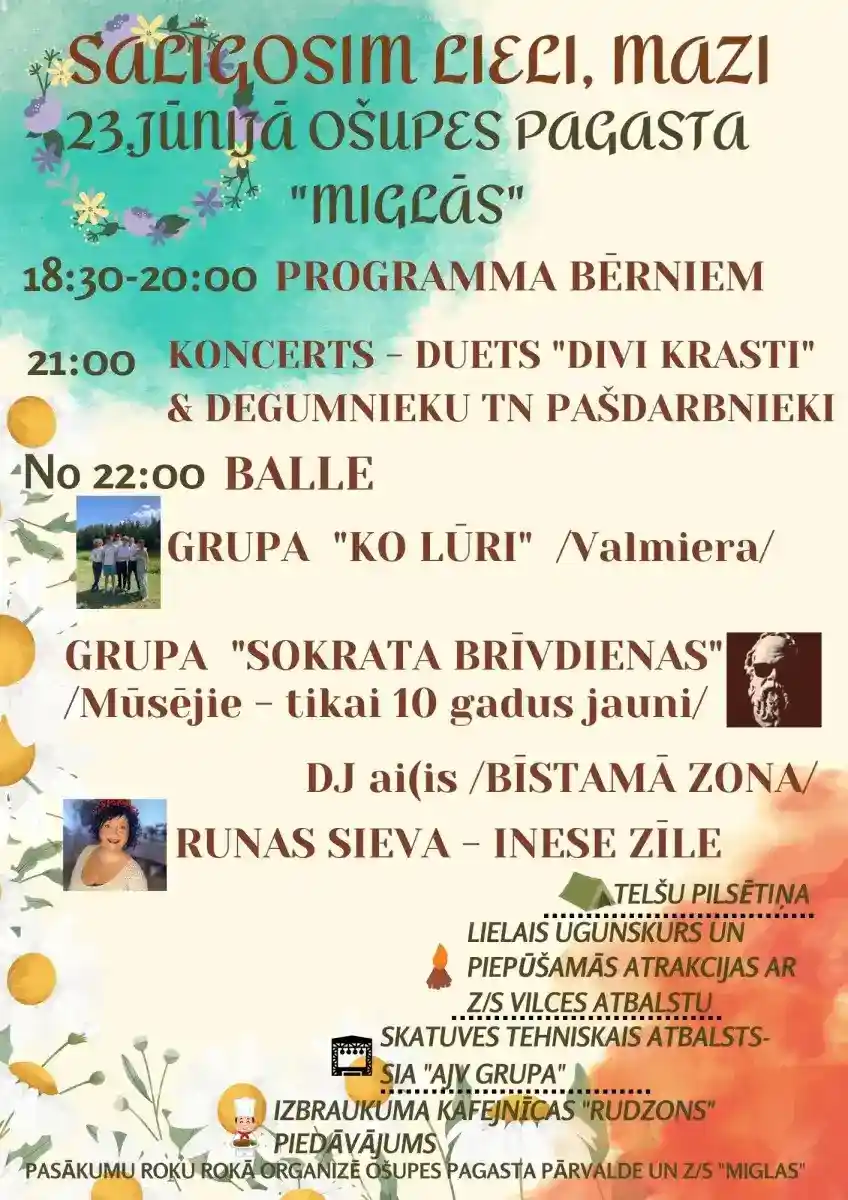Līgo pasākums “Salīgosim lieli, mazi”