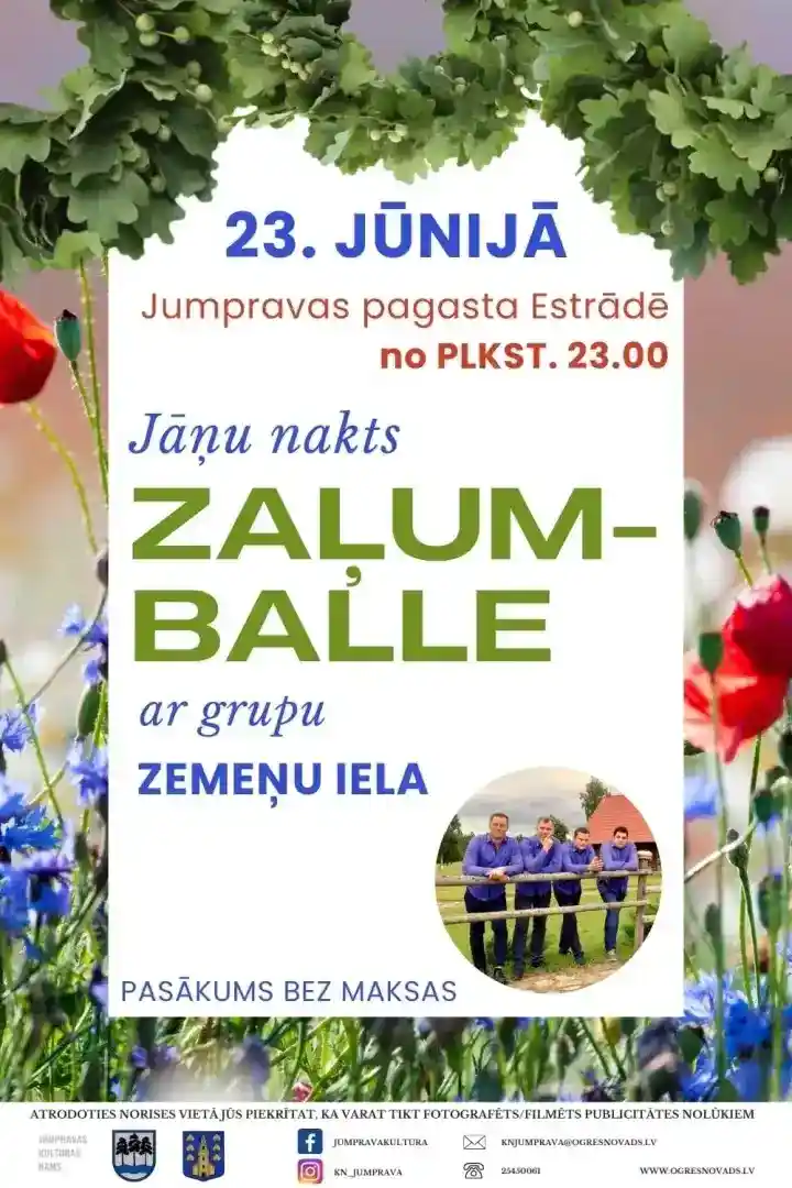 Jāņu nakts zaļumballe Jumpravā