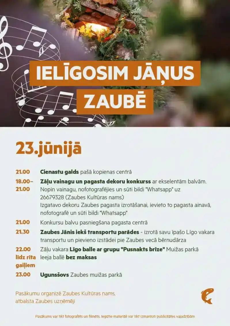 Ielīgosim Jāņus Zaubē