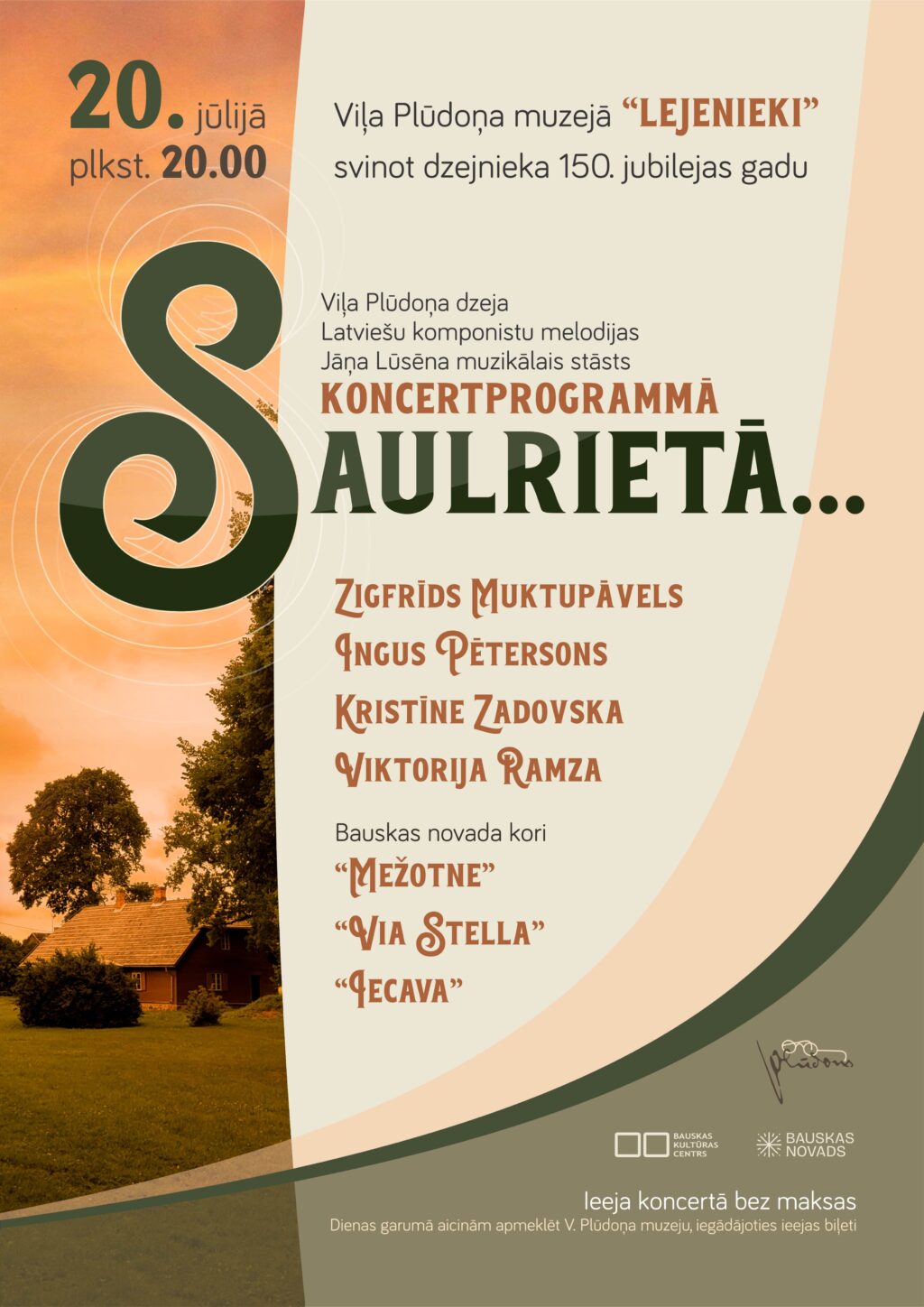 Koncertprogramma "Saulrietā"