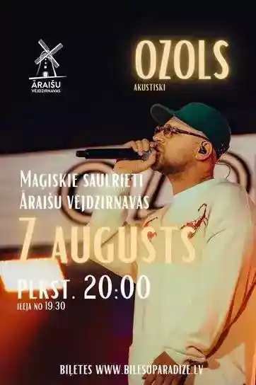 OZOLS | Maģiskie saulrieti Āraišu vējdzirnavās