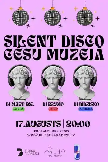SILENT DISCO Cēsu muzejā