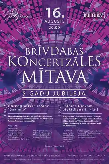 Brīvdabas koncertzāles MĪTAVA 5 gadu jubileja