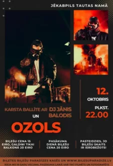 Karsta ballīte ar Dj Jānis Balodis un OZOLS