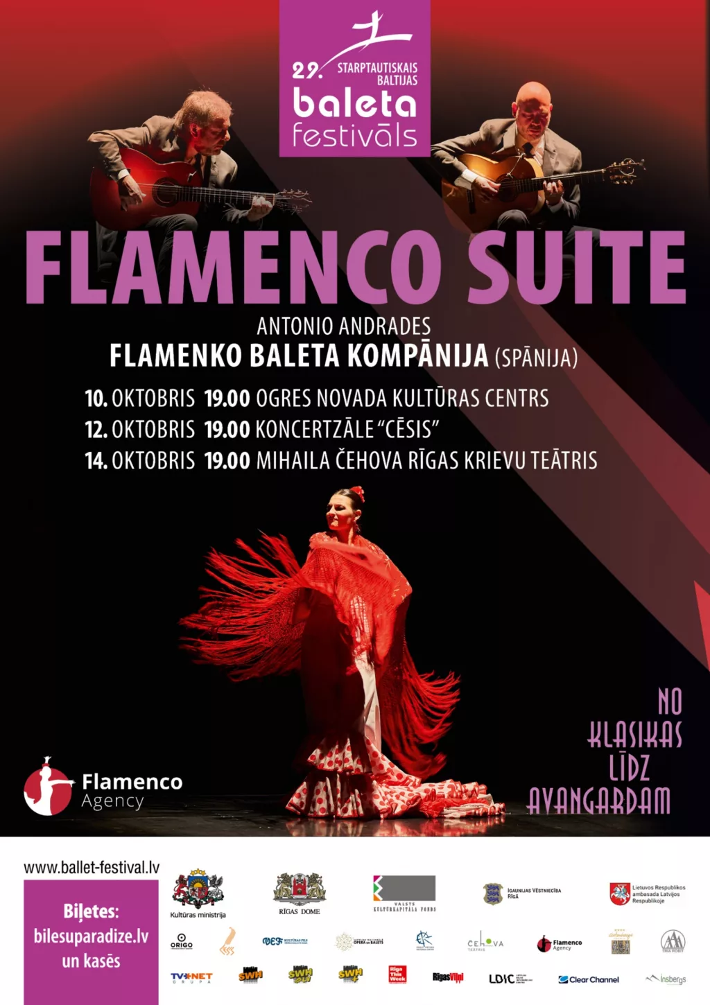 29. Starptautiskais Baltijas baleta festivāls | FLAMENCO SUITE / Antonio Andrade Compania Flamenca