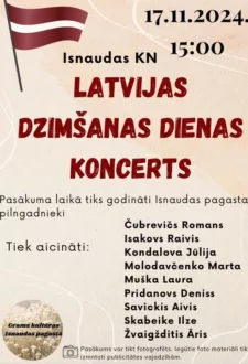 Latvijas Dzimšanas dienas koncerts Isnaudas KN