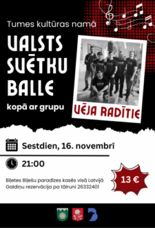 Valsts svētku balle ar grupu "Vēja radītie"