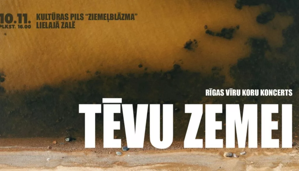 Rīgas vīru koru koncerts “Tēvu zemei”