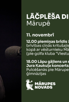 11. novembrī Mārupē | Lāpu gājiens un mūziķa Jura Kaukuļa koncerts