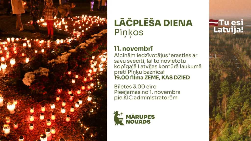 11. novembrī Piņķos | Lāčplēša dienai veltīts pasākums