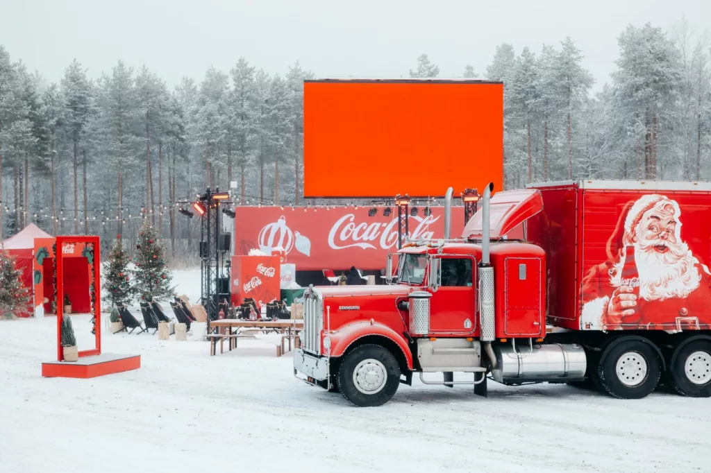 «Coca-Cola» Ziemassvētku automašīna