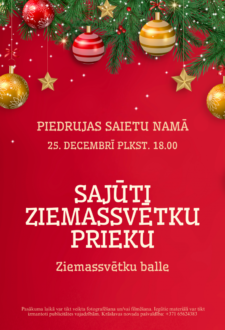 Ziemassvētku balle "Sajūti Ziemassvētku prieku"