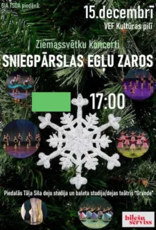 Ziemassvētku koncerti 'Sniegpārslas egļu zaros'.