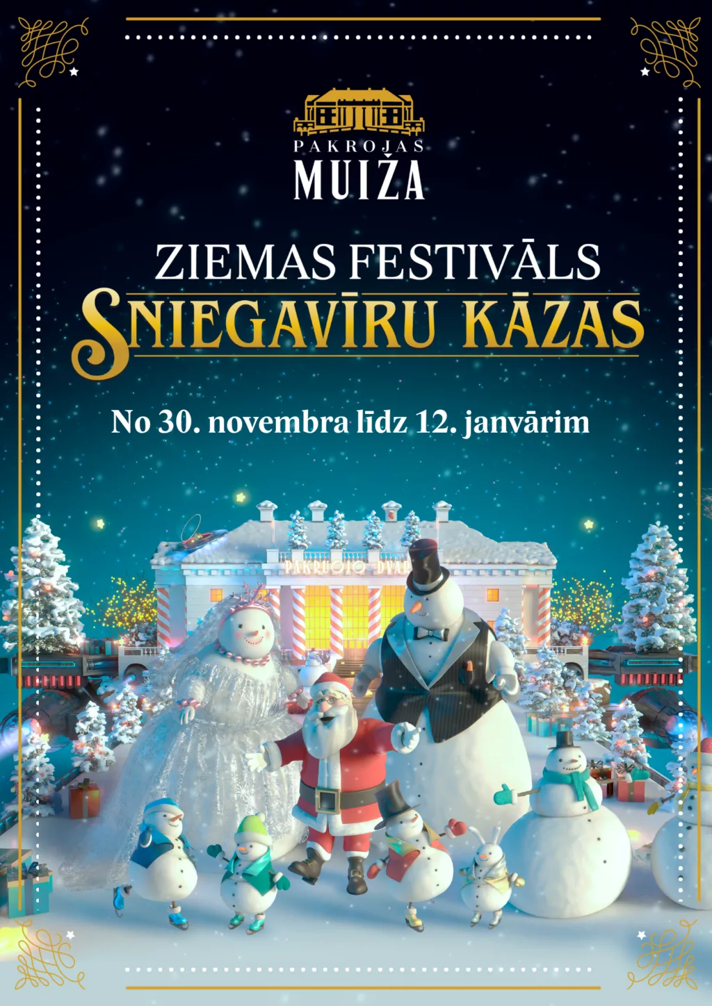 Ziemas festivāls “Sniegavīru kāzas”