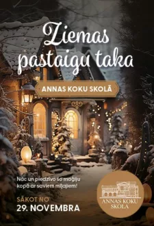 Ziemas pastaigu taka Annas Koku Skolā