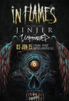 IN FLAMES Compensa Hall / Vilnius