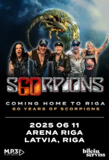 Scorpions – Coming Home to Riga 60 Years of the Scorpions