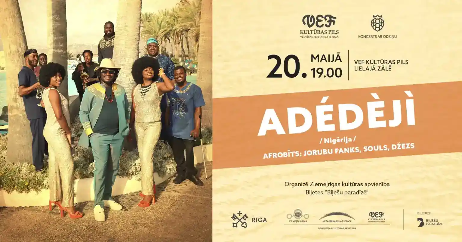 Rīgā pirmo reizi uzstāsies mūsdienu afrobīta zvaigzne ADÉDÈJÌ