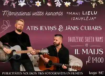 Māmiņdienai veltīts koncerts "Mani lielu izauklēja"