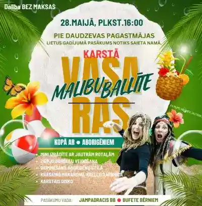 Karstā vasaras Malibu ballīte