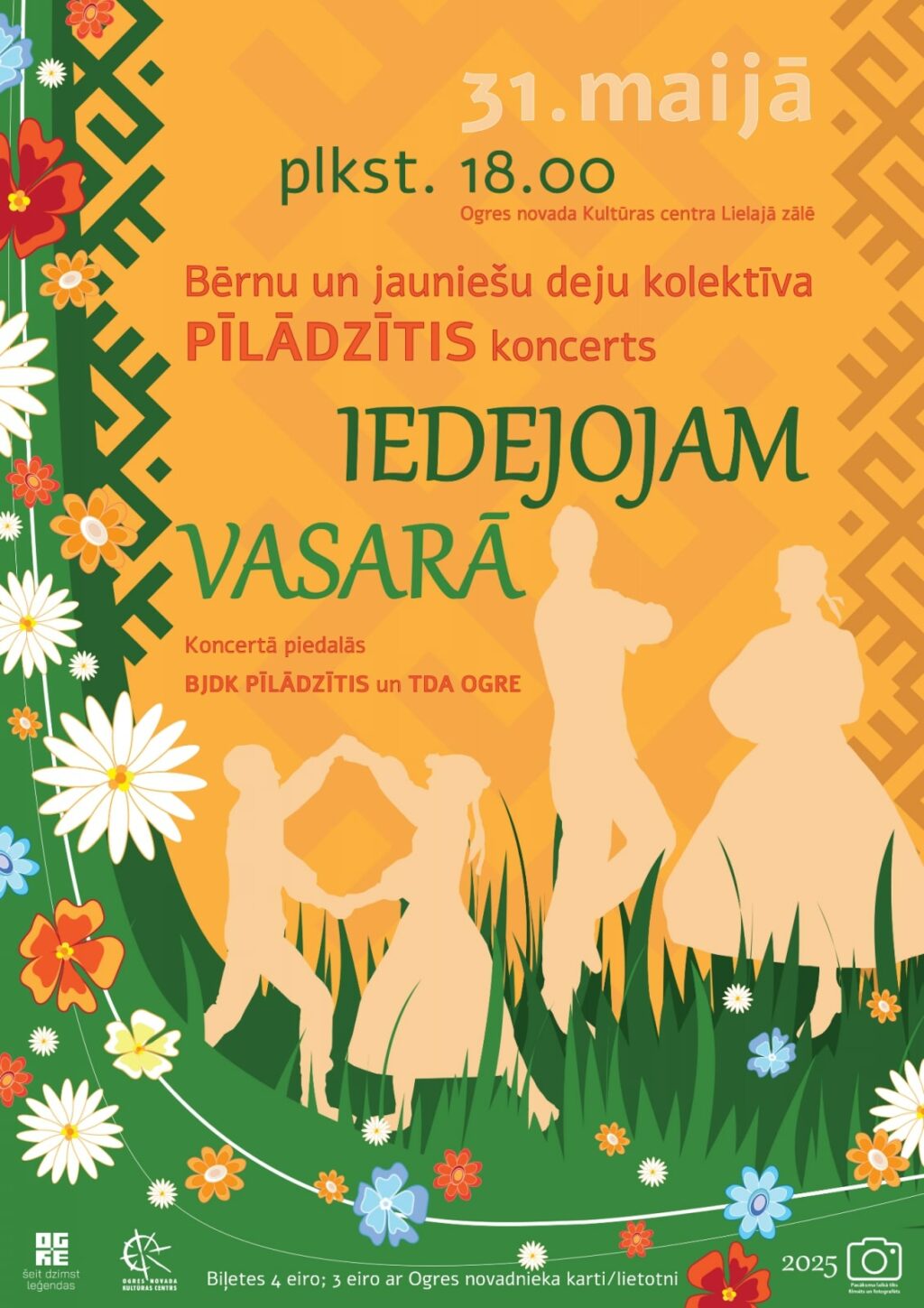 Bērnu un jauniešu deju kolektīva PĪLĀDZĪTIS koncerts IEDEJOJAM VASARĀ