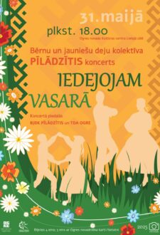 Bērnu un jauniešu deju kolektīva PĪLĀDZĪTIS koncerts IEDEJOJAM VASARĀ