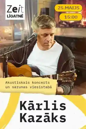 Kārlis Kazāks | Svētdienas koncerts ZEIT viesistabā