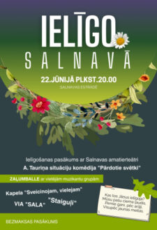 Ielīgošanas pasākums Salnavas amatierteātri Salnavā