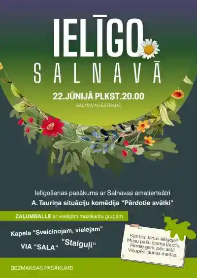 Ielīgošanas pasākums Salnavas amatierteātri Salnavā