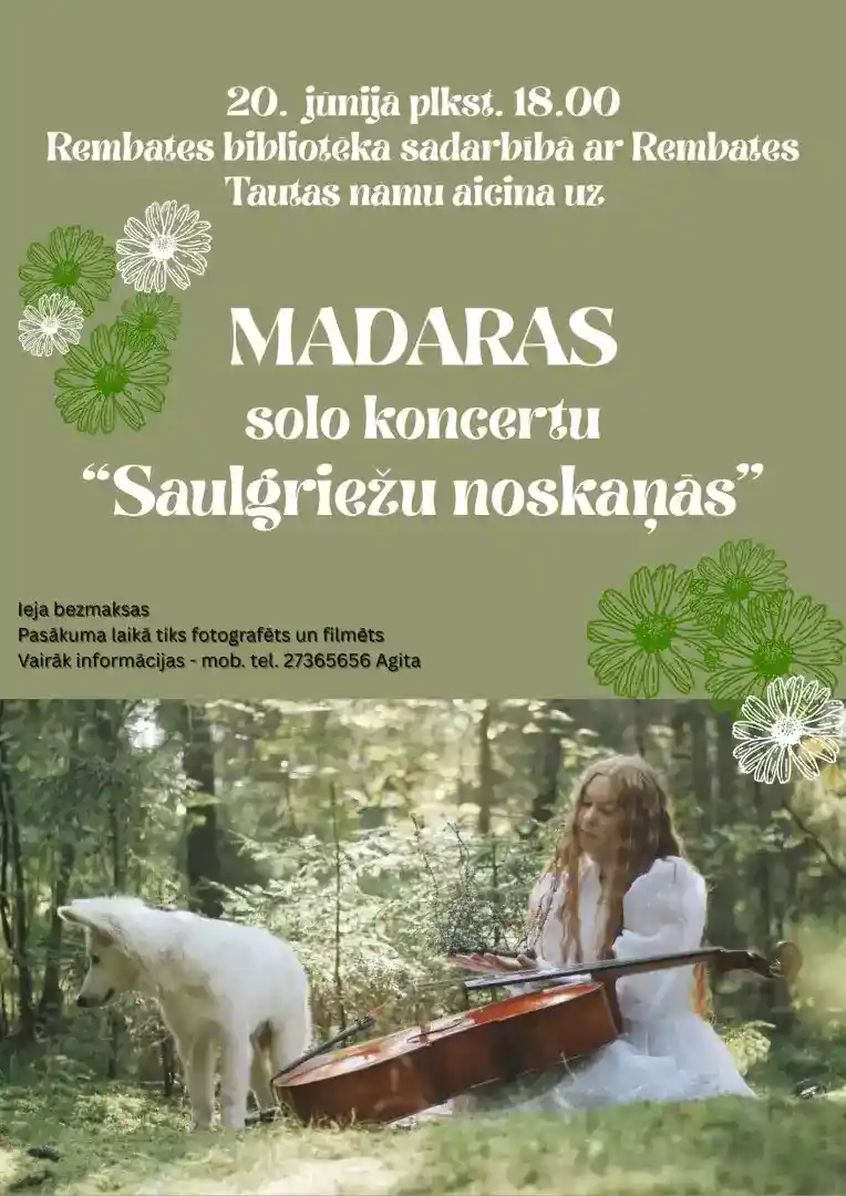 Koncerts SAULGRIEŽU NOSKAŅĀS Rembatē