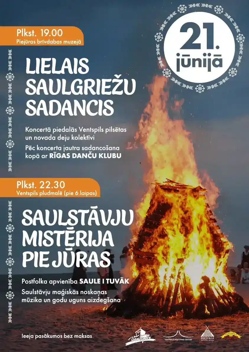 Vasaras saulgriežu svinības Piejūras brīvdabas