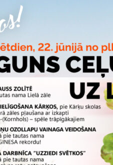Ielīgošana Kārķos "Pa uguns ceļu uz līgo!"