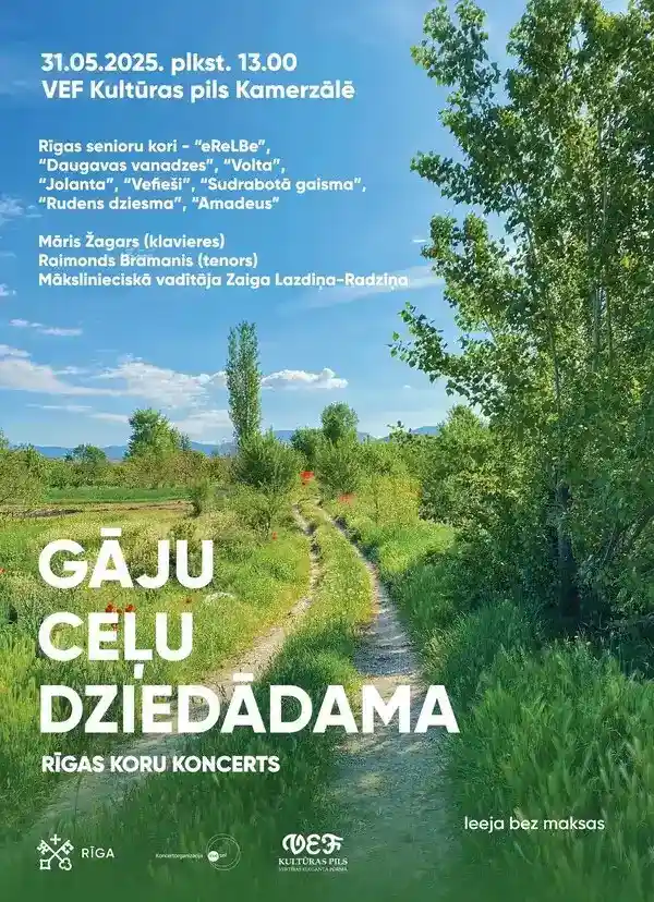 Koncerts “Gāju ceļu dziedādama”