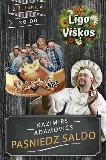 Līgo Višķos 2025 – Kazimirs Adamovičs pasniedz saldo