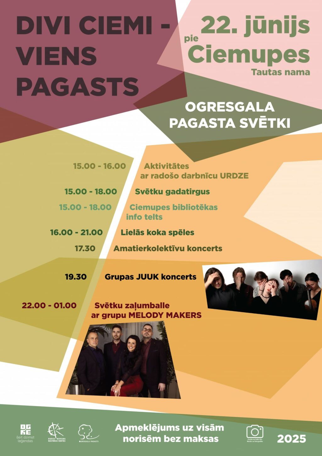 Ogresgala pagasta svētki DIVI CIEMI – VIENS PAGASTS