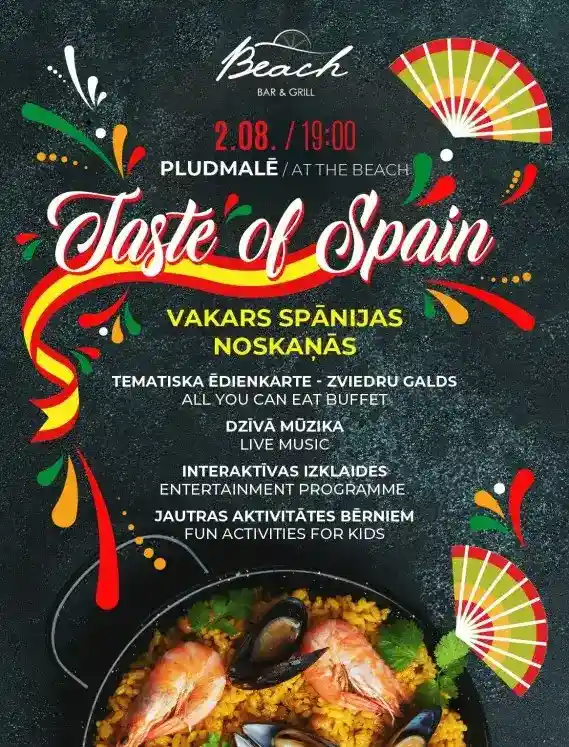 Taste of Spain. Vakars Spānijas noskaņās