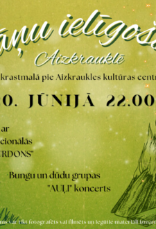 JĀŅU IELĪGOŠANA Aizkrauklē
