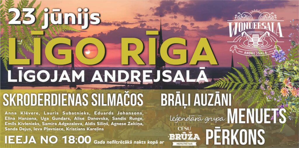 LĪGO RĪGA – LĪGOJAM ANDREJSALĀ