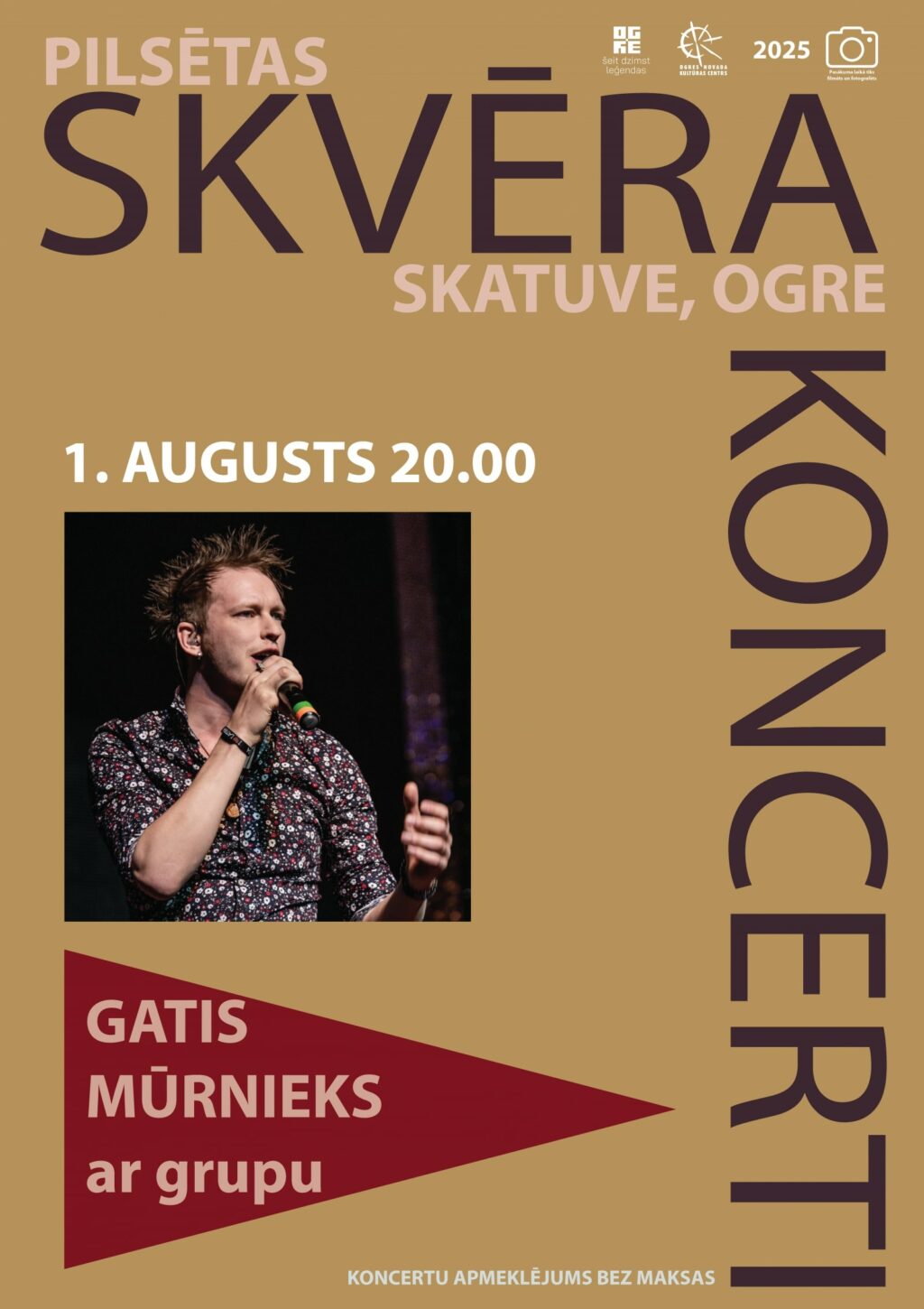 SKVĒRA KONCERTI | GATIS MŪRNIEKS ar grupu